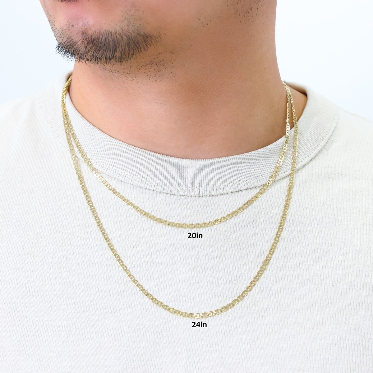 10K Gold Rope Necklace 51cm 2.5mm 【公式通販】