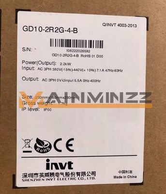 1PC Invt frequency converter GD10-2R2G-4-B 2.2KW 380V Inverter New *le