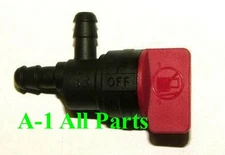 OEM 1/4" Fuel Shut-Off Valve In-line 90 Cut Off Petcock - Motorcycle Gas USA