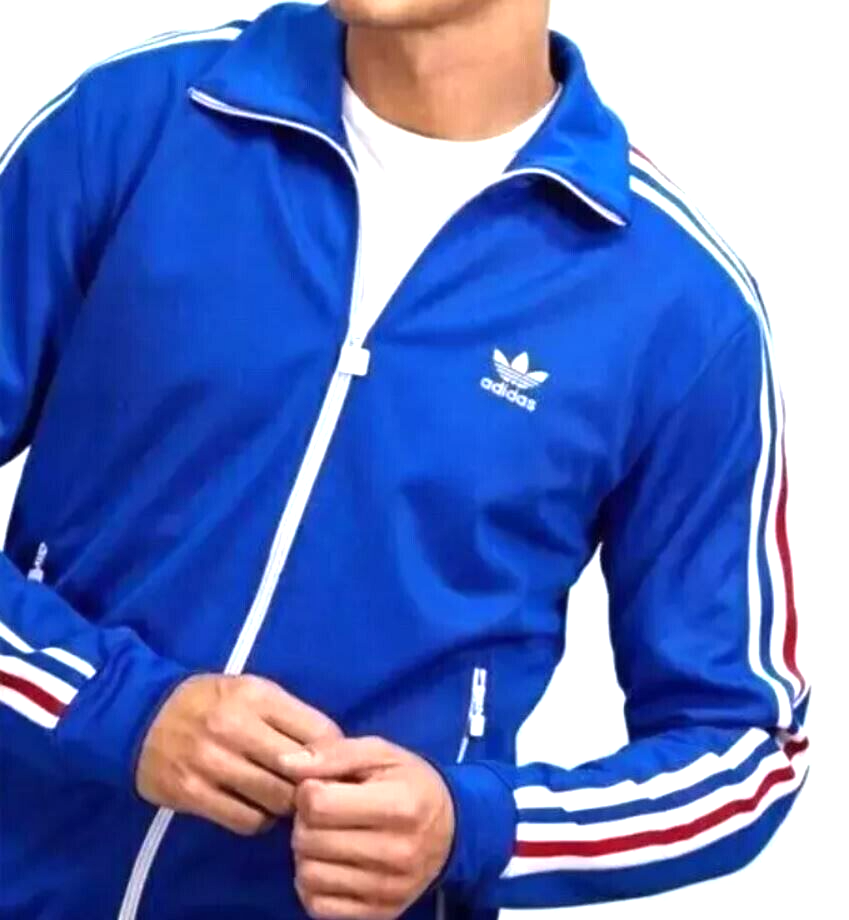 NEW MENS ADIDAS ORIGINALS BECKENBAUER TRACK JACKET ~SIZE NEW MENS ADIDAS ORIGINALS BECKENBAUER TRACK JACKET ~SIZE
