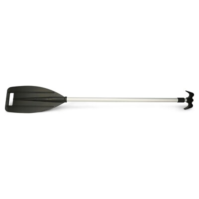 Stechpaddel Bootspaddel mit Bootshaken teleskopisch 2-in-1 ausziehbar 114-183cm