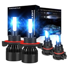 Per GMC Yukon Denali 2007-2013 - 4PCS 8000K Fari LED + Lampadine Fendinebbia