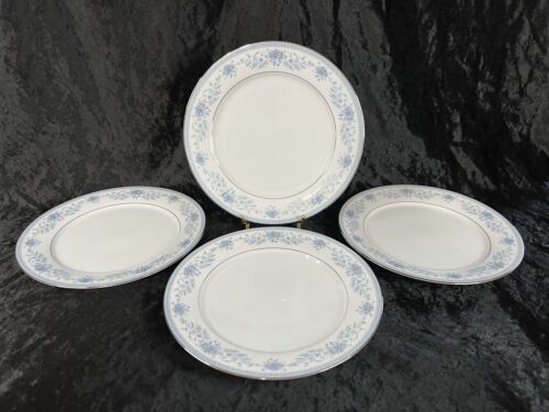 Noritake Contemporary 2482 BLUE HILL 10 1/2" Dinner Plates - Set of 4 - Foto 1 di 7