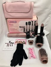 Mescomb 5-in-1 Hair Dryer Brush Set with High-Speed Brushless Motor, Diffuser F2