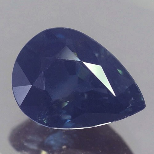 1.29CT RAVISHING AA UNHEATED PEAR DARK GREEN BLUE SAPPHIRE NATURAL - Picture 2 of 3