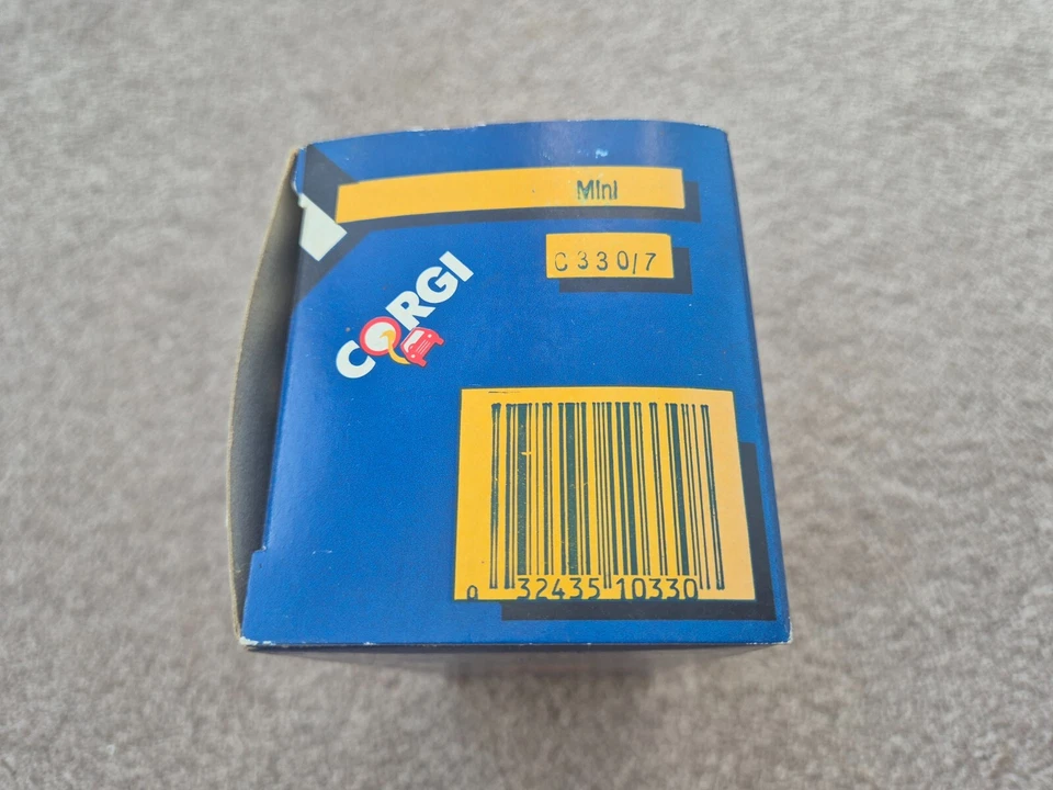 1990 Vintage Corgi 1/36 Azul Clásico Mini Cooper Mayfair Coche de Metal C330/7 - Imagen 4 de 4