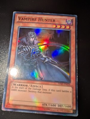 vampire hunter yugioh card Ghost - BACH-EN015 - Ultra Rare Yugioh Vampire Hunter Secret |