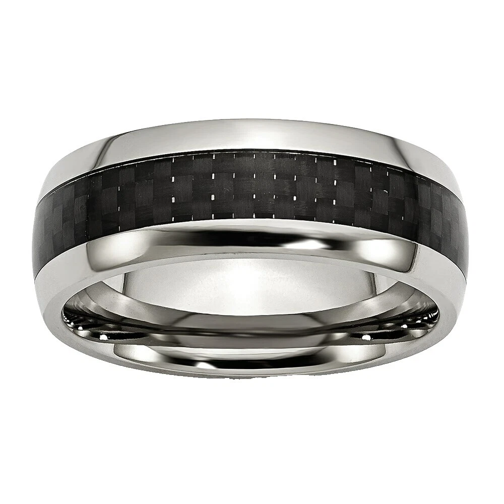 Stainless Steel Black 9.5 Ring Fashion Rings