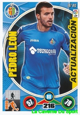 187BIS PEDRO LEON ESPANA GETAFE CF UPDATE CARD ADRENALYN 2015 PANINI