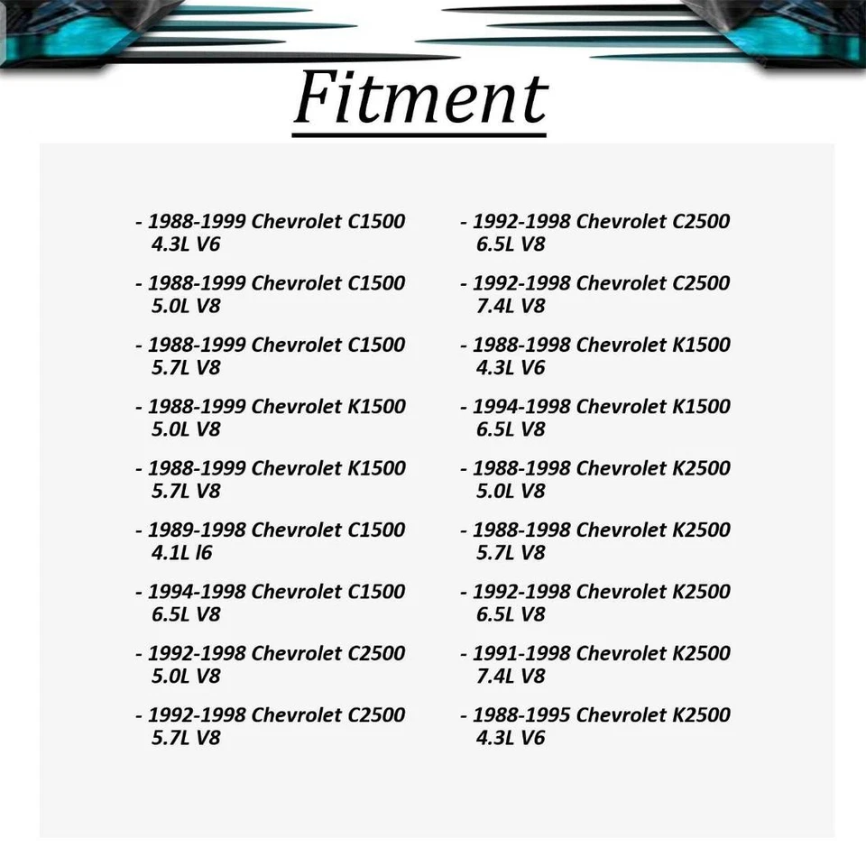Puerta trasera Dorman Striker Bolt 2x para Chevrolet C2500 1992-1998 6,5 L Foto 2 de 4