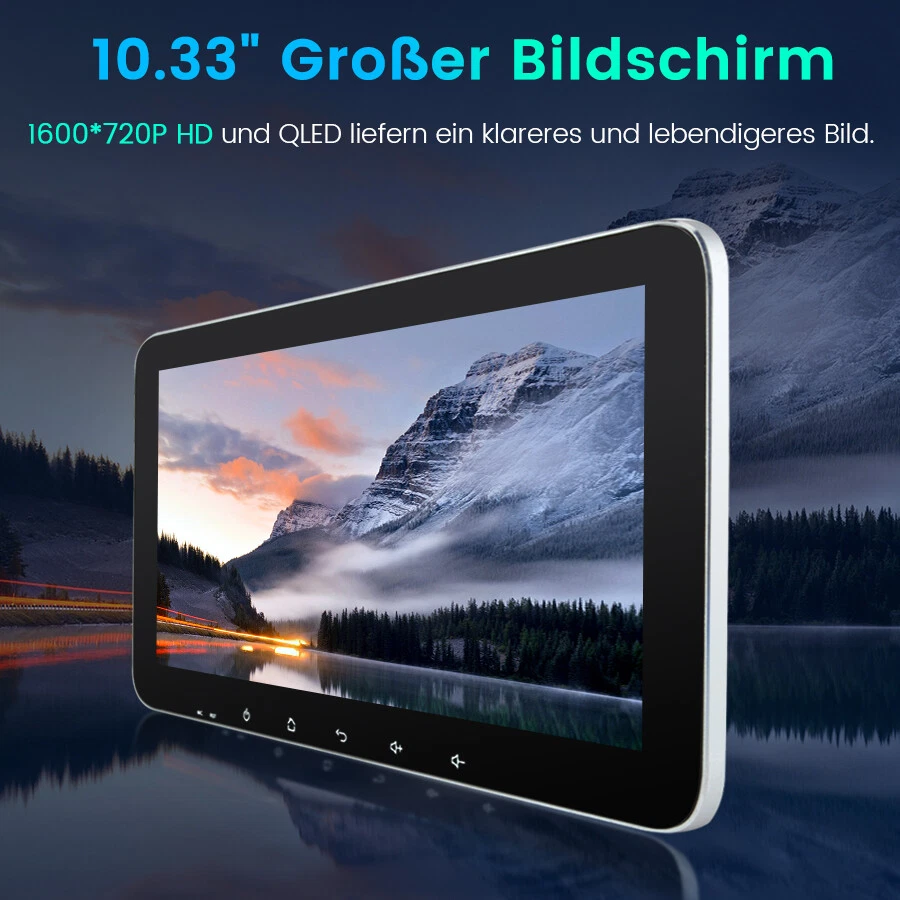 10.33'' Android Autoradio Für VW Passat B7 2010-2015 GPS Nav DSP Wifi BT SWC 4G - Bild 3 von 4