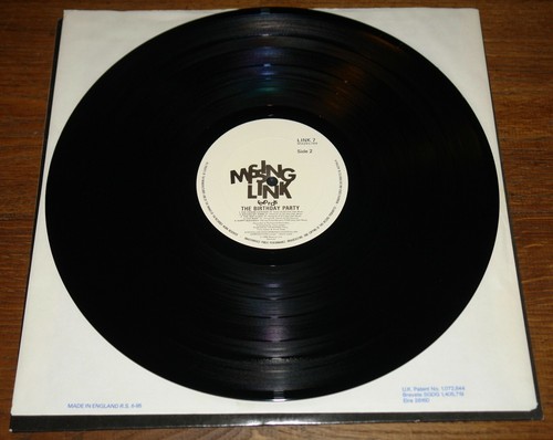 THE BIRTHDAY PARTY NICK CAVE HAND SIGNED OZ MISSING LINK LP SLEEVE UACC DEALER - Picture 10 of 11