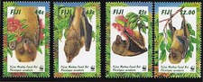 TIMBRE STAMP 4 ILES FIJI Y&T#813-16 CHAUVE SOURIS BAT NEUF**/MNH-MINT 1997 ~E15