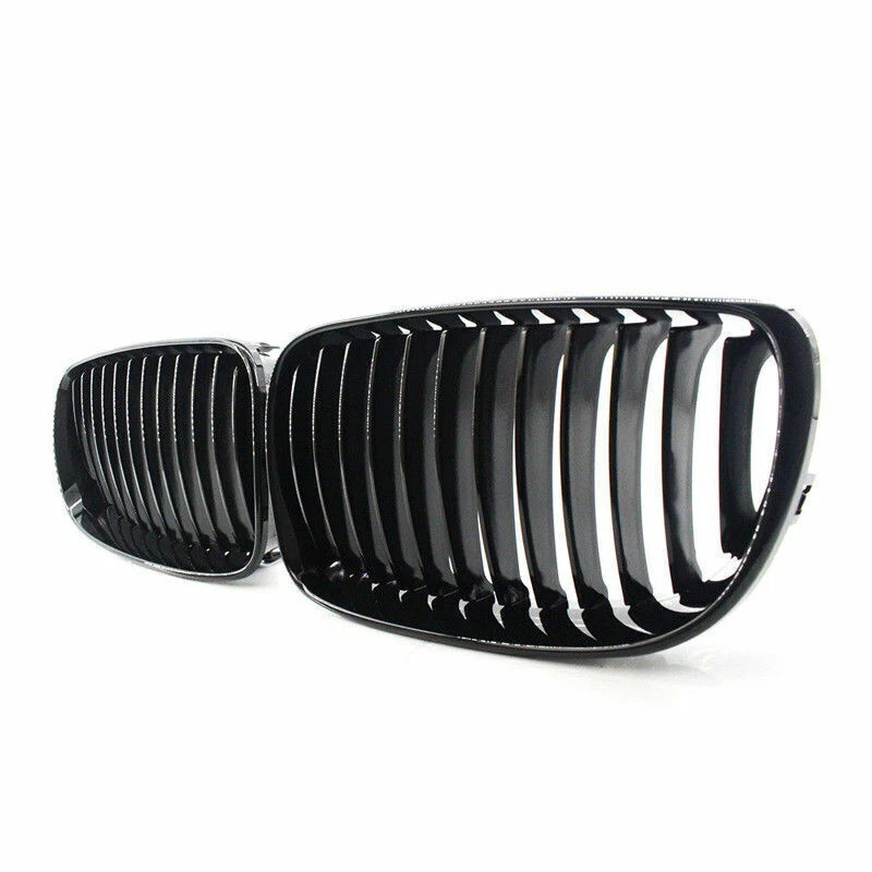 Rejillas de parachoques delanteras negras brillantes para BMW E81 E82 E87 E88 128i 130i 135i 2007-13 Foto 2 de 4