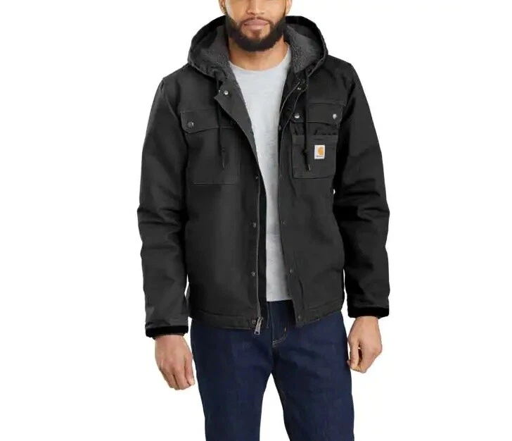 Carhartt Herrenjacke Bartlett Sherpa-Lined, Schwarz : - - Bild 1 von 1