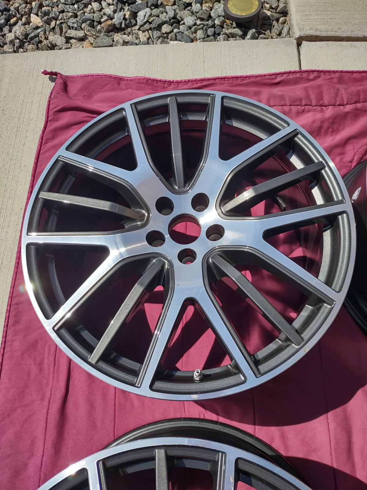 (4) MASERATI LEVANTE S 21" 5x4.5 STOCK FRONT REAR RIMS WHEELS TAKE-OFFS OEM 22