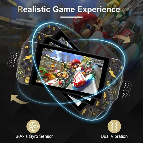 Controlador Gamepad Inalámbrico Bluetooth Para Nintendo Switch Joy Con L & R Sin Correa - Imagen 6 de 8