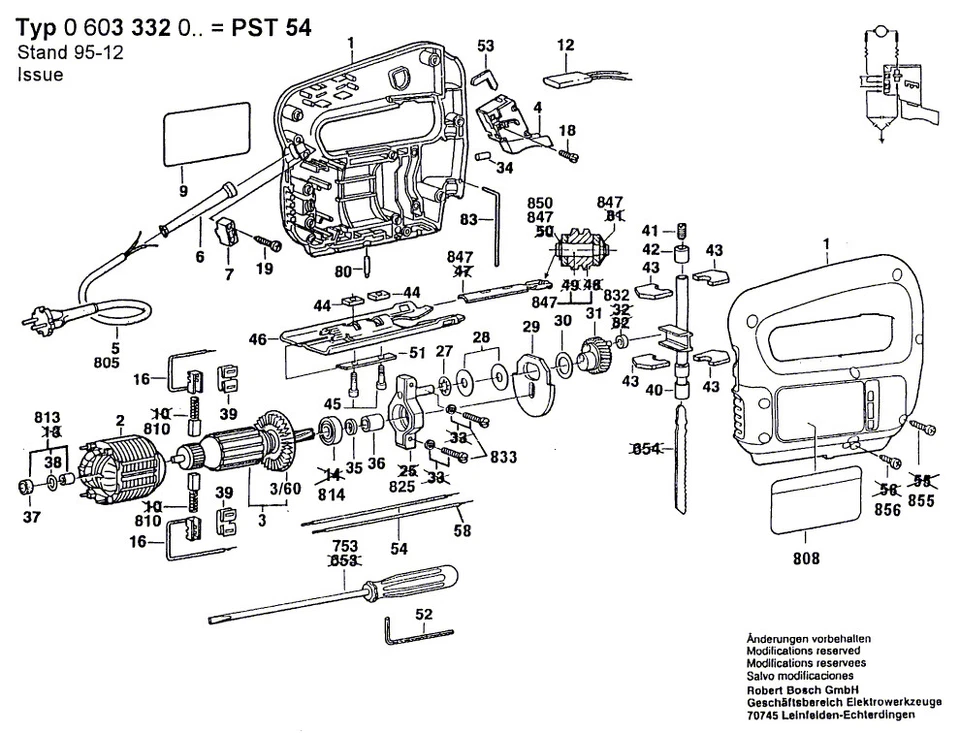 BOSCH Sicherungsscheibe DIN 6799-2,3 | Ersatzteile für Stichsäge PST 54 Nr.850 - Bild 1 von 1