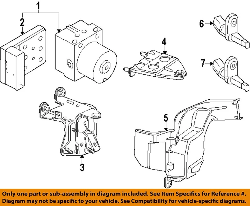 Conjunto de bomba y motor ABS usado se adapta a: montaje Volkswagen Jetta 2013 exc. City Foto 3 de 4