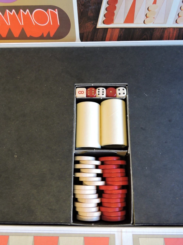Board Game Backgammon 1975 Selchow Righter (WA) (GP) - Image 3 of 4