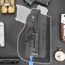 Tactical Concealed Gun Holster IWB OWB Right/Lef Hand for Guns with Laser/Light