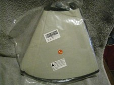 dog cone soft collar large 10" sealed NEW Gray Cloth rigid FREE SHIPPING 