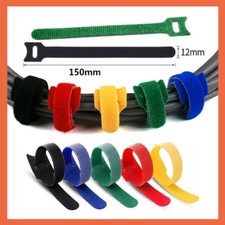 Adjustable Releasable Reusable Hook And Loop Cable Ties, Cable Tidy Strapping