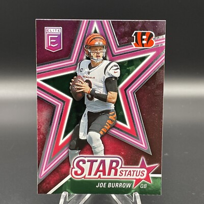 2022 Donruss Elite Joe Burrow Star Status Green #SS3 Bengals