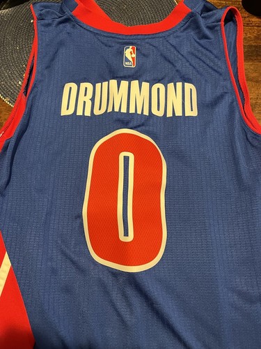 NBA Andre Drummond Detroit Pistons Adidas Swingman Jersey #0 Adult Large L