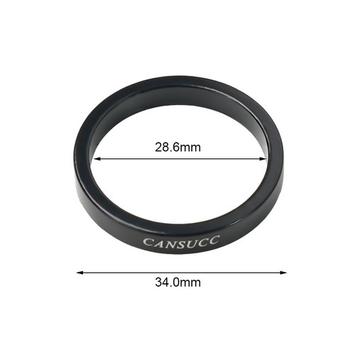 1 Set Headset Spacer 228.6mm 34mm 4PCS 5mm/10mm/15mm/20mm Bicycle Bike - Foto 12 di 27