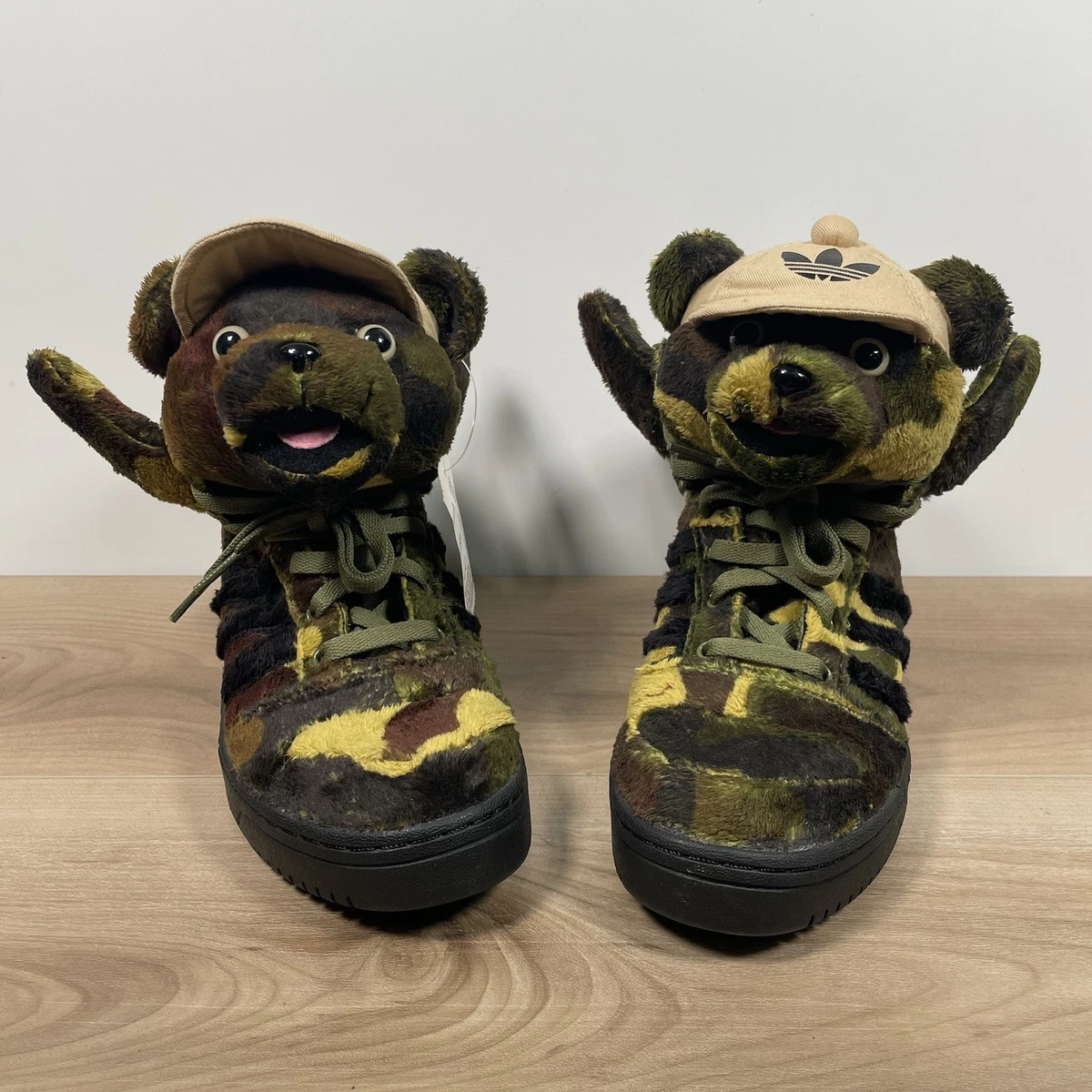 adidas Jeremy Scott Camo Bear for Sale | Authenticity Guaranteed