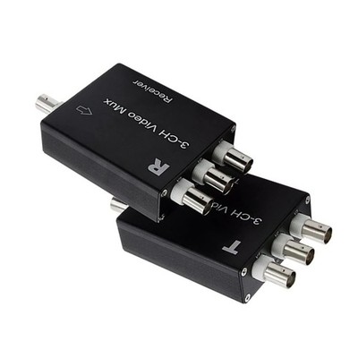 3CH Video Multiplexer Receiver&Transmitter For Analog Camera Easy to Operate