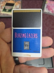 Turbo Grafx 16 Blazing Lazers CIB Tested/Working Pics Manual Been Wet
