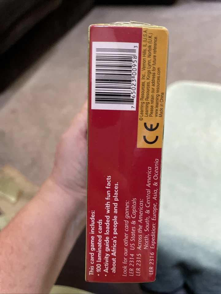 Kids Fast Track Learning Geography Amazing Africa Card Game New Sealed - Image 3 of 4