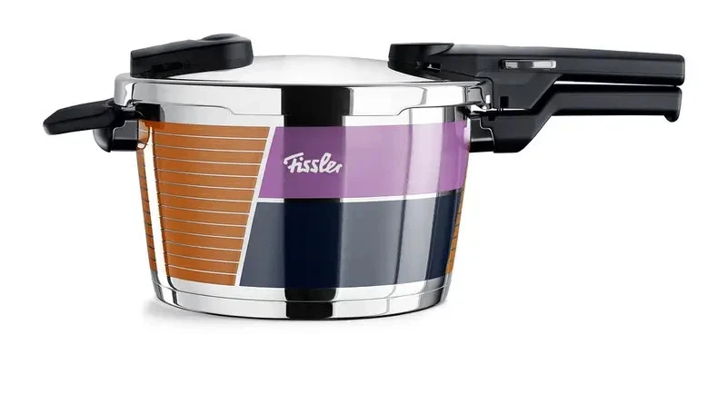 fissler pressure cooker vitaquick premium anniversary edition with steamer in...