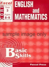 Excel Basic Skills Homework Books: Year 3 by Pascal Press