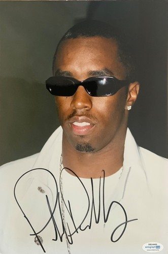 Puff Daddy signed 12x8 photo RACC TRUSTED SELLER ACOA AUTHENTICATED P Diddy