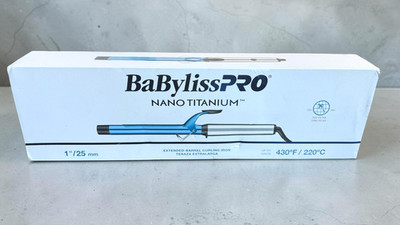 BaBylissPRO Nano Titanium Extended Barrel Curling Iron BNTW100XLUC
