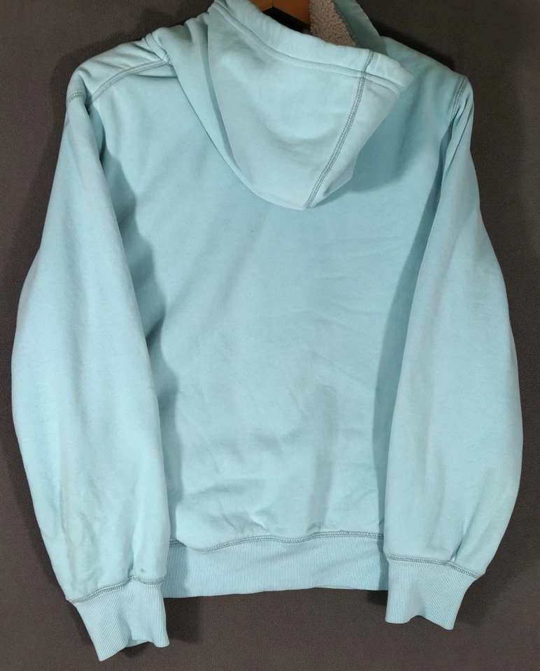 Chaqueta con Capucha Green Tea Damas XL Azul Claro Forrada Sherpa Cremallera Completa #2 Foto 4 de 4