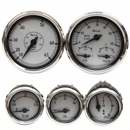 Faria Boat Gauge Set | Newport