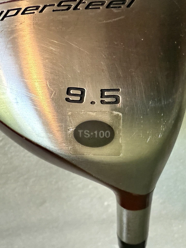 TaylorMade Burner SuperSteel 9.5° Right Hand 44” TS-100 Bubble Graphite Driver - Image 2 of 4