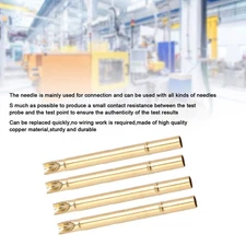 100Pcs Metal Spring Test Probe Sleeve 2.7mm Needle Guard Good Contact Force