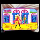 Vintage 1991 Barbie for Girls Soft Travel Case Pink Purple Doll Luggage Suitcase