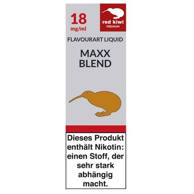 Red Kiwi Liquid Maxx Blend 18mg Nikotin (10x 10ml)