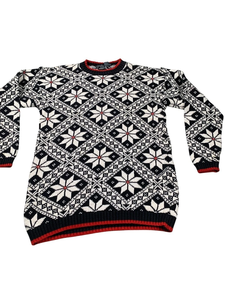black and white christmas sweater dress Women Ugly Christmas Sweater Dress Printed Long Sleeve Knit Mini Dress Xmas Tunic Dress