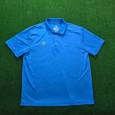 Walmart Polo Shirt Mens Large Blue Short Sleeve Employee Uniform Work Wear