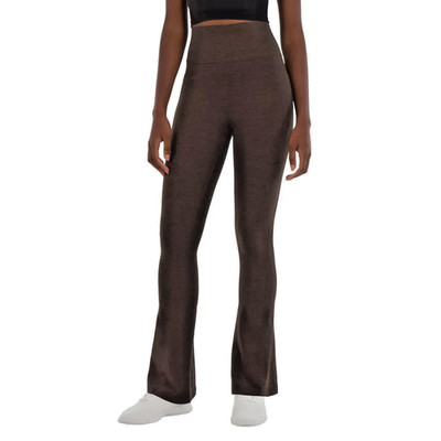 Kirkland Signature Women's Stretch Brushed Mini Flare Yoga Pant Brown