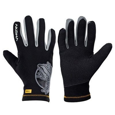 AKONA Bali Gloves, 1mm Neoprene with Palms Protected X-Large, Silver 