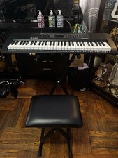 Alesis Harmony 61 Electronic Keyboard 61 Keys Built-in Speaker Stand Bench