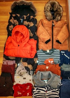 Klamotten Paket Junge Baby Herbst/Winter Größe 80/86 mit Schneeanzug